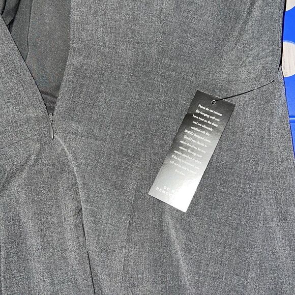 The Limited Women's Sleeveless Bateau Sheath Dress Gray Size 12 - Picture 5 of 10